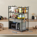 Multi‑Layer Kitchen Storage Rack | Microwave & Countertop Organizer